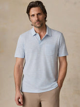 Short-Sleeve Breeze Polo - Blue Wake Stripe