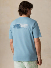 Sunwashed Regenerative Graphic Tee - Stormy Lake
