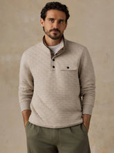 Epic Quilted Fleece Pullover - Oatmeal Melange