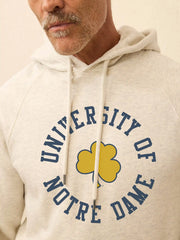Notre Dame High Standard Fleece Hoodie - Antique Ivory Heather
