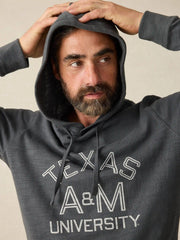 Texas A&M Sunwashed Slub Hoodie - Graphite