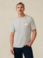 University of Texas Sunwashed Regenerative Tee - Granite Heather