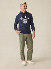 Yale Sunwashed Slub Hoodie - Blue Nights