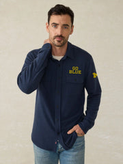 University of Michigan Legend™ Sweater Shirt - Brighton Navy Twill