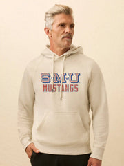 Southern Methodist University High Standard Fleece Hoodie - Antique Ivory Heather