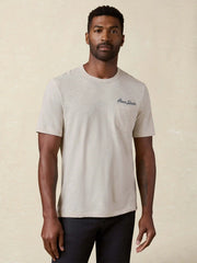 Penn State Sunwashed Pocket Tee - Island Dune Heather