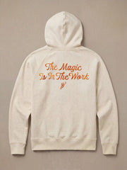 Jalen Brunson High Standard Fleece Hoodie - Antique Ivory Heather