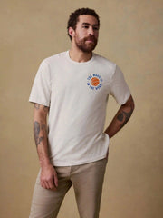 Jalen Brunson Sunwashed Regenerative Tee - Island Dune Heather