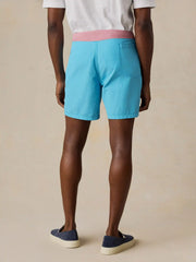 Faherty x Quiksilver Boardshort - Teal Sunrise Block