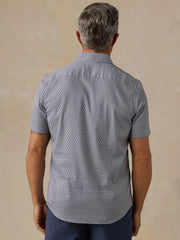 Short-Sleeve Movement™ Monterey Shirt - Navy Sundial Bloom