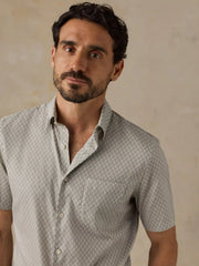 Short-Sleeve Movement™ Monterey Shirt - Sage Sundial Bloom