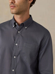 Long-Sleeve Weightless Cotton Shirt - Abyss Navy