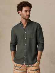 Sunwashed Linen Shirt - Light Pine