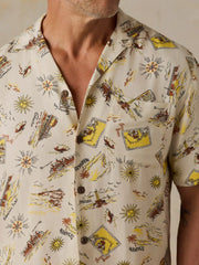 Short-Sleeve Kona Camp Shirt - Wave Breaks Scenic