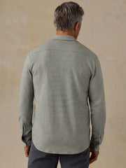 Legend™ Sweater Shirt - Olive Stone Pincheck