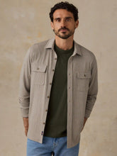 Legend™ Sweater Shirt - Taupe Brown Pincheck