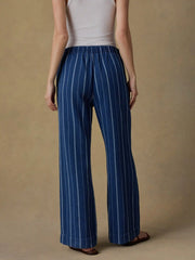 Laidback Island Tide Pant - Indigo Drift Stripe