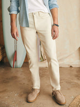 Slim Straight Denim (34") - Stone