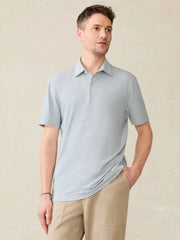 Short-Sleeve Movement™ Polo - Long Valley Stripe