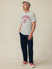 University of Pennsylvania Sunwashed Tee - Granite Heather