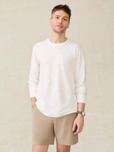 Long-Sleeve Sunwashed Tee - White