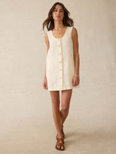 Linen Denim Malibu Mini Dress - Whitecliff Wash