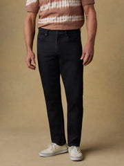 Stretch Terry 5-Pocket Athletic Fit Pant - Onyx Black