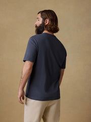 Sunwashed Regenerative Tee - Dune Navy