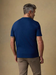 Short-Sleeve Indigo Pocket Tee - Deadstock Wash
