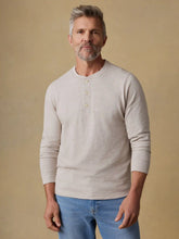 Sunwashed Organic Henley - Oat Plains Heather