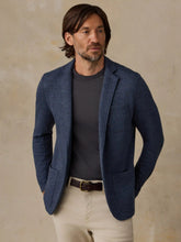 Inlet Knit Blazer - Deep Navy Melange