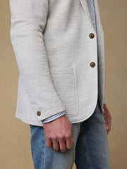 Inlet Knit Blazer - Heather Grey