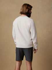 High Standard Fleece Crewneck - Antique Ivory Heather