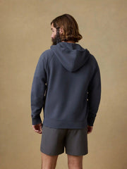 High Standard Fleece Zip Hoodie - Blue Nights