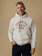 Surf Shop High Standard Fleece Hoodie - Antique Ivory Heather
