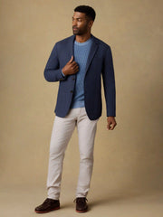 Movement™ Linen Blazer - Deep Sea Navy