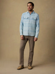 Doug Good Feather Indigo Canyon Overshirt - Indigo Star Serape