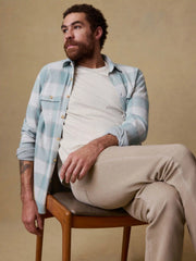 Legend™ Sweater Shirt - Island Sage Plaid