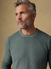 Sunwashed Dockside Sweater - Mountain Olive