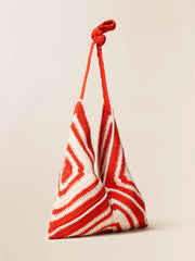 Riviera Crochet Bag - Poppy Red