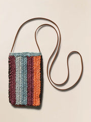 Straw Stripe Crossbody - Canyon Stripe
