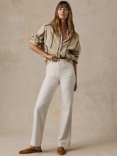 Stretch Terry Patch Pocket Pant - Egret