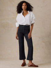 Stretch Terry Patch Pocket Ankle Pant - Onyx Black