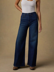 Saturday Denim Wide Leg - Dark Sea Wash