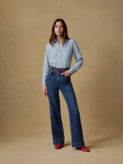 Stretch Terry Patch Pocket Pant - Creekstone Wash