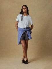 Topanga Drape Short - Washed Black