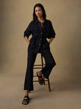 Sun Strider Linen Pant - Black