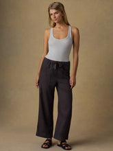 Topanga Drape Ankle Pant - Washed Black
