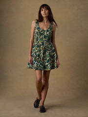 Montecito Linen Mini Dress - Tropics
