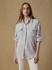 Legend™ Sweater Overshirt - Rain Cloud Twill